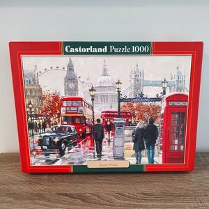 Castorland London Collage 1000 Piece Jigsaw Puzzle UK Tower Bridge Big Ben